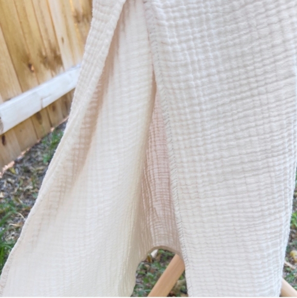 Magaschoni- 100% Organic Cotton Gauze Flow Style Maxi Dress (Sand)-M - Picture 7 of 12